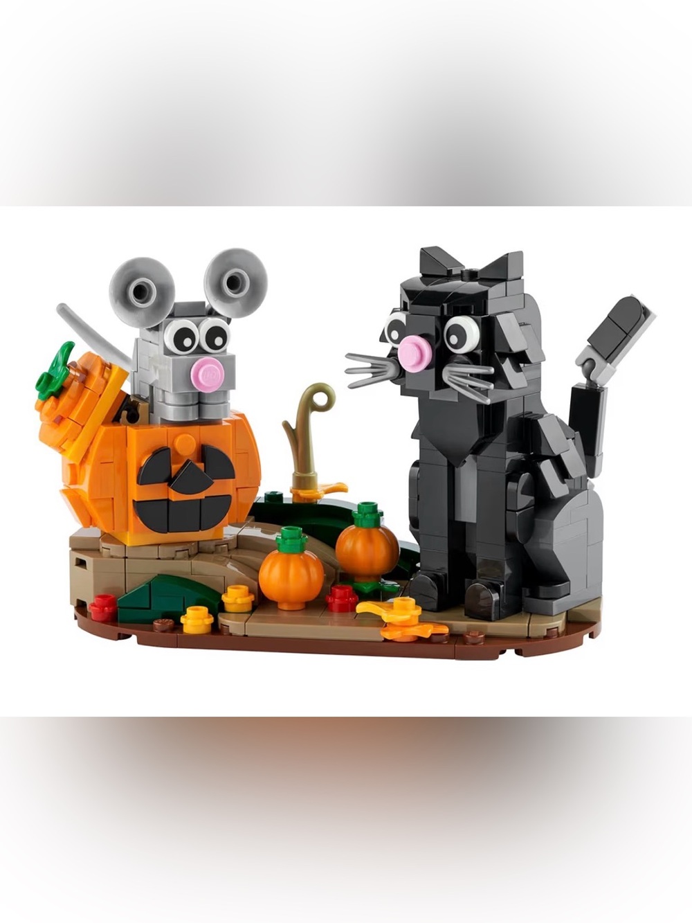 40570 LEGO Black Cat and Orange Pumpkin Fall Display